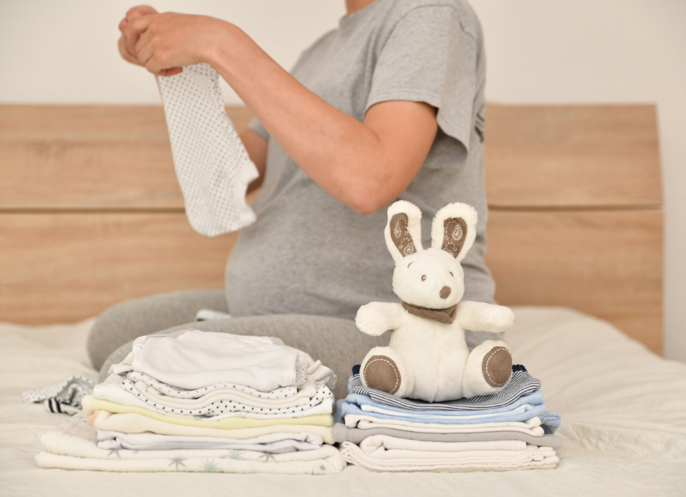 wash and organize your baby clothes