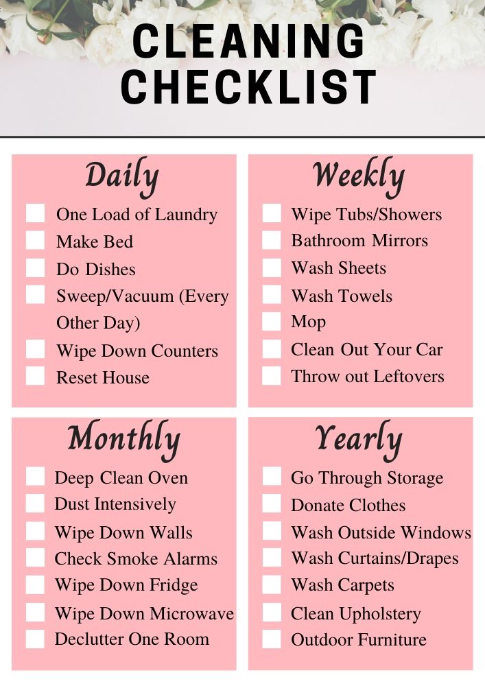 easy cleaning guide for busy moms